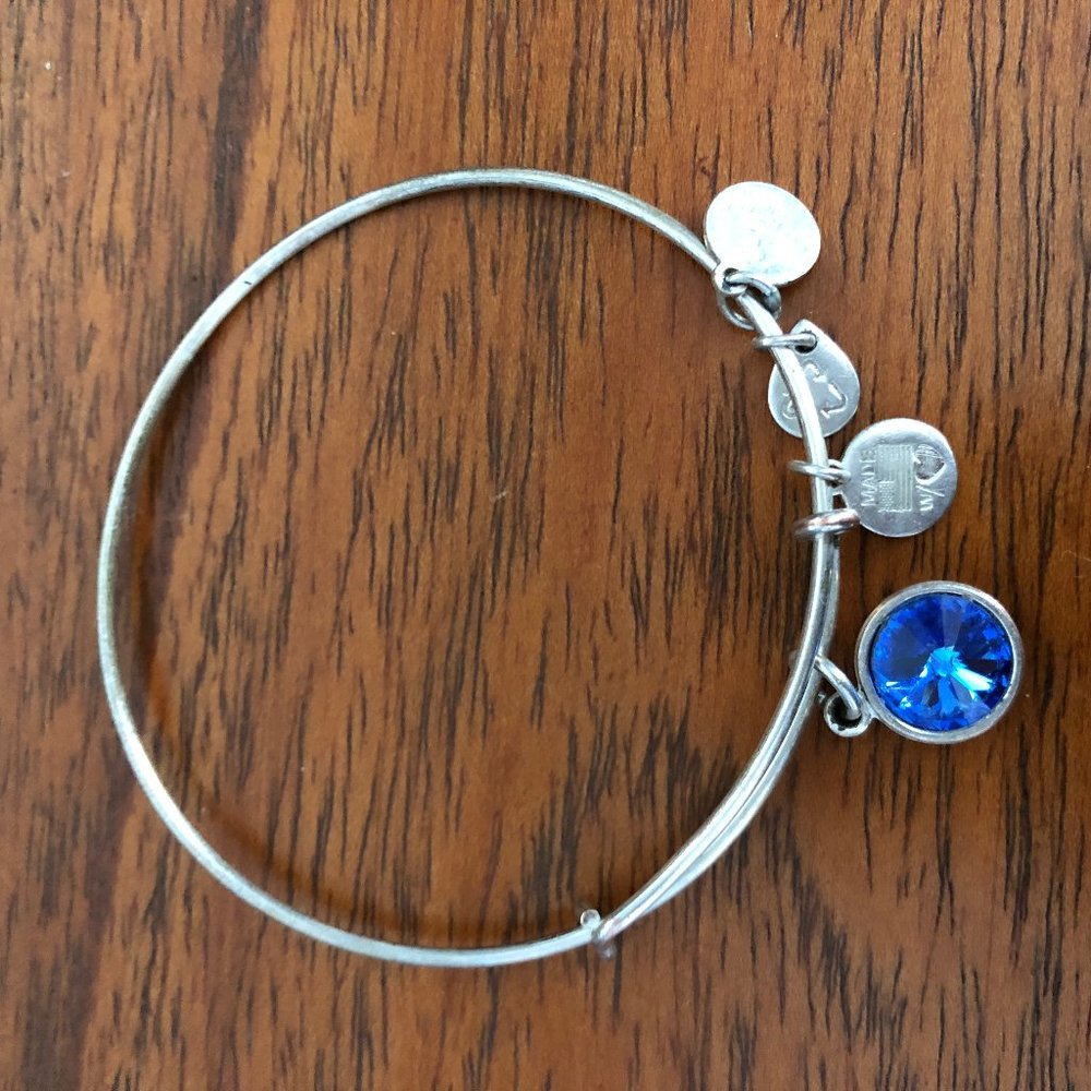 Alex and Ani Swarovski crystal birthstone bracelet